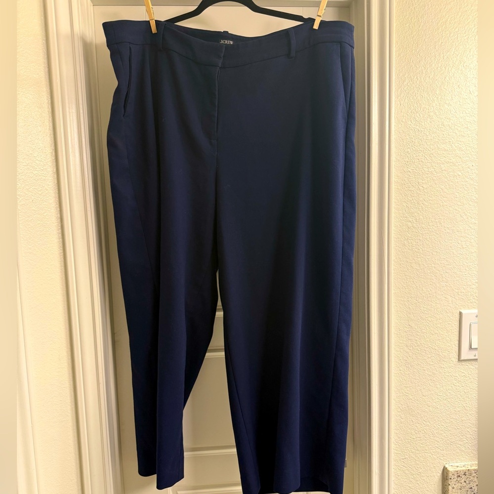 J. Crew Women’s Sydney Four Season Stretch Navy Dress Pants